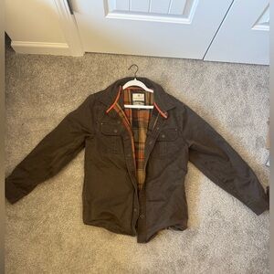 Legendary Whitetails Lightweight Orange and Brown Shirt Jacket